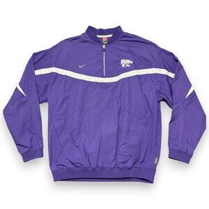 Kansas State Wildcats Nike Quarter Zip Jacket Size Large